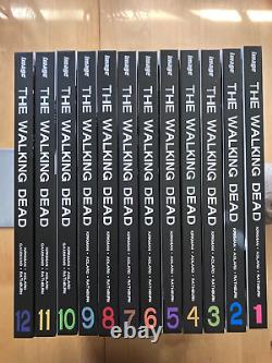 Lot of 12 The Walking Dead Hardcovers Vol. 1-12 (IMAGE) KIRKMAN NICE! B&W COMIC+