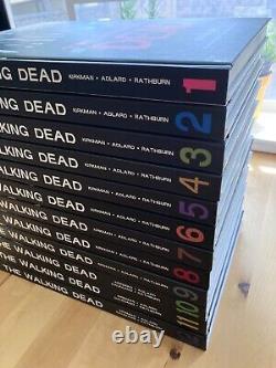 Lot of 12 The Walking Dead Hardcovers Vol. 1-12 (IMAGE) KIRKMAN NICE! B&W COMIC+