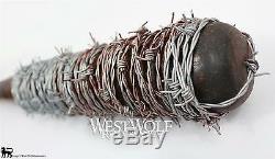Lucille The Walking Dead Negan's Bat Real Steel Barb Wire/Prop/Collectible