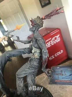 McFarlane The Walking Dead RICK Resin Statue Signed by Kirkman Toy Twd Negan