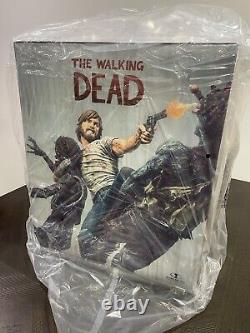 McFarlane The Walking Dead Rick Grimes Resin Statue Figure with signed COA SEALED