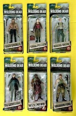 McFarlane Walking Dead 90 Figures Complete Series 1-10 Set Lot Exclusive + BONUS