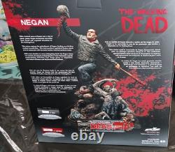 Mcfarlane The Walking Dead Comic Negan Resin Statue #752/1000 Deluxe Box Figure