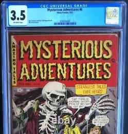 Mysterious Adventures #6 (Story 1952) CGC 3.5 Pre-Code Horror Walking Dead