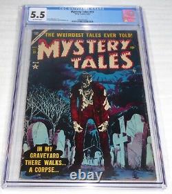 Mystery Tales #19 CGC Universal Grade 5.5 Classic Walking Dead Atlas Comics 7/56