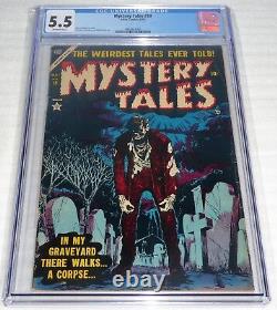 Mystery Tales #19 CGC Universal Grade 5.5 Classic Walking Dead Atlas Comics 7/56
