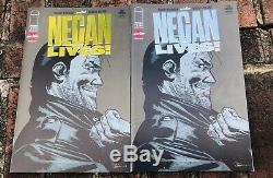 NEGAN LIVES #1 GOLD And SILVER VARIANT Walking Dead NEAR MINT