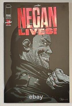 NEGAN LIVES #1. RED FOIL. Kirkman WALKING DEAD. LIMITED TO 500 NM+ Better
