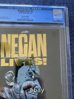 Negan Lives! #1 CGC 9.8 Gold Foil Kirkman The Walking Dead