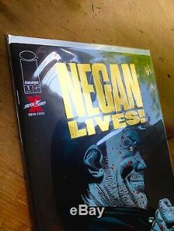 Negan Lives! #1 GOLD FOIL 1 Per Store Variant Walking Dead Kirkman Image Rare