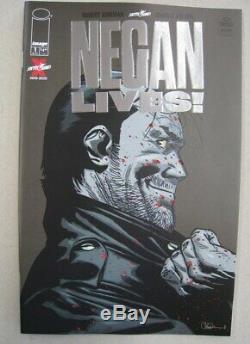 Negan Lives #1 Gold & Silver Variant Set Walking Dead