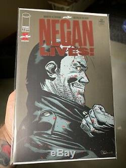Negan Lives #1 Red Foil Variant Image Walking Dead Robert Kirkman Ultra Rare