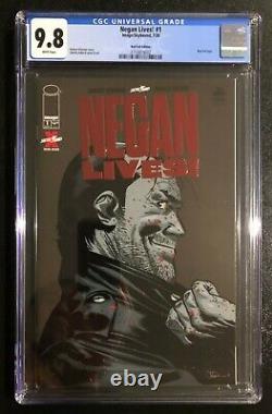 Negan Lives 1 Red Foil Variant Walking Dead Robert Kirkman Rare Book Cgc 9.8