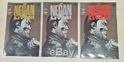Negan Lives! #1 Set (1 Gold, 1 Silver & 1 Regular) Variant Lot Image Kirkman
