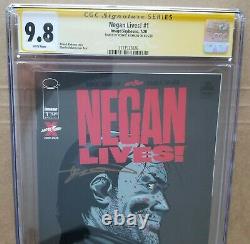 Negan Lives! #1 Walking Dead CGC 9.8 SIGNED BY ROBERT KIRKMAN 1 of 50 Made