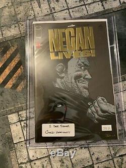 Negan Lives! GOLD ISSUE Extremely Rare