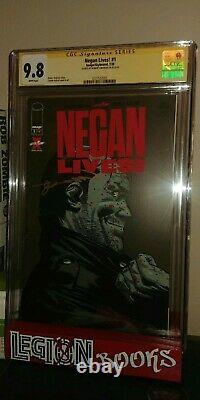 Negan Lives Issue #1 Signed By Robert Kirkman Cgc Ss 9.8 Now In Hand