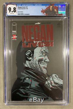 Negan Lives Red Foil Gold Foil Silver Foil All 3 Cgc 9.8! The Walking Dead