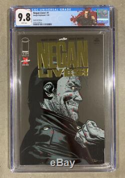 Negan Lives Red Foil Gold Foil Silver Foil All 3 Cgc 9.8! The Walking Dead