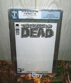 ONLY 20 in existence! The Walking Dead #100 PGX 9.8 Hero Initiative BLANK COVER