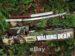 Officially Licensed AMC Michonne Walking Dead Katana sword SHARPENED REAL SWORD