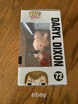 RARE Bloody Daryl Dixon (Poncho) Walking Dead Hot Topic Ex #72 Funko Pop
