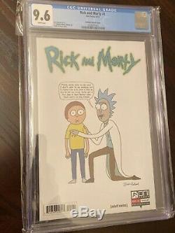 Rick And Morty #1 1st print 150 cover D Roiland CGC 9.6