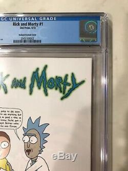 Rick And Morty #1 CGC 9.6 150 Incentive Variant Justin Roiland NM+ Grail