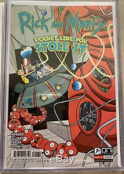 Rick And Morty #1 Nerd Block Variant Recalled + 150 Justin Roiland Cover BUNDLE