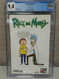 Rick and Morty #1 Justin Roiland 150 Variant CGC 9.4 Oni Press 2015 Zac Gorman