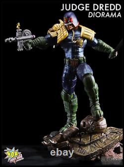 Sideshow / Pop Culture Shock Judge Dredd Diorama Exclusive Statue! Only 150 Made