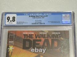 Skybound Exclusive Image The Walking Dead #1 Deluxe Black Foil Edition CGC 9.8 B