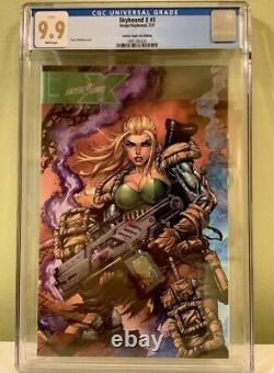Skybound X #3 CGC 9.9! The Walking Dead Andrea Variant Foil Logo