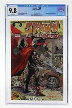 Spawn (1992) #223 Walking Dead #1 Homage Cover CGC 9.8 Blue Label White Pages
