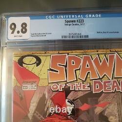 Spawn #223 Cgc 9.8 Walking Dead Homege Cover Very Low Print Run Vhtf