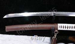 T10Clay Tempered Walking Dead Katana-Michonne's Sword ZOMBIE Killer Battle Ready