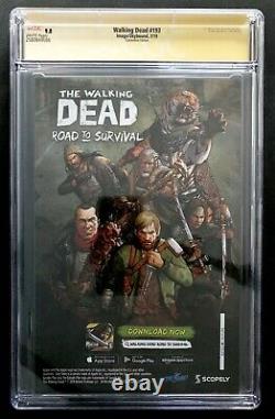 THE WALKING DEAD #193 CGC 9.8 SS SDCC Variant Last Issue Signed Robert Kirkman
