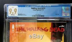 THE WALKING DEAD #193 CGC 9.9! Last Issue of Series! Graded better than CGC 9.8