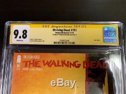 THE WALKING DEAD 193 FINAL ISSUE 1st PRINT SIGNED BY ROBERT KIRKMAN CGC 9.8