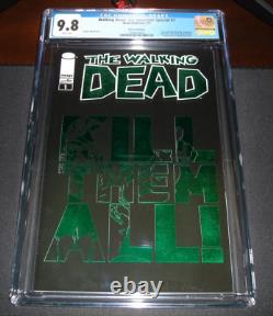 THE WALKING DEAD CGC 9.8 Governor Special Green Foil KILL THEM ALL Variant