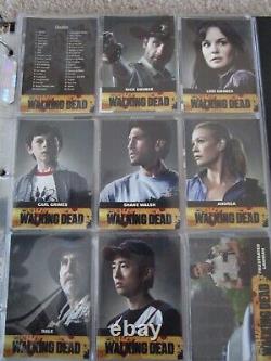 THE WALKING DEAD SEASON 1 TRADING CARD SET 81+Chase set+ Foil walker missing one