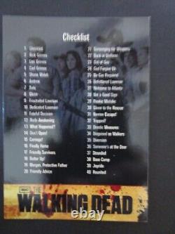 THE WALKING DEAD SEASON 1 TRADING CARD SET 81+Chase set+ Foil walker missing one