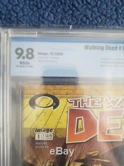 TWD Walking Dead 1 cbcs cgc 9.8 + 10 1st Maggie Rick Morgan Key NM Comics black