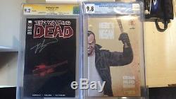 The Walking Dead #100 RARE Lucille Variant And Heres Negan 1 CGC 9.8