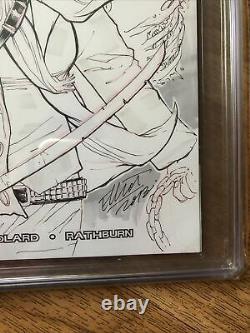 The Walking Dead #109 Blank Variant Sketch & Signature Elliot Fernandez Cgc 9.6