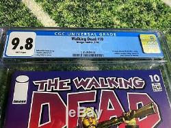 The Walking Dead #10 CGC 9.8! First Appearance Hershel, Maggie, Billy