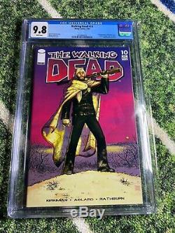 The Walking Dead #10 CGC 9.8! First Appearance Hershel, Maggie, Billy