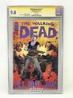 The Walking Dead #116 CGC 9.8 Rare 3rd Print SIGNED Robert Kirkman