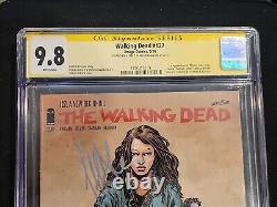 The Walking Dead #127 CGCSS 9.8 Sign Jeffrey Dean Morgan/Negan 8 1st Appearances
