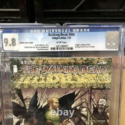 The Walking Dead # 150 CGC 9.8 Tony Moore TWD 1 Homage Cover Image/Skybound 2016
